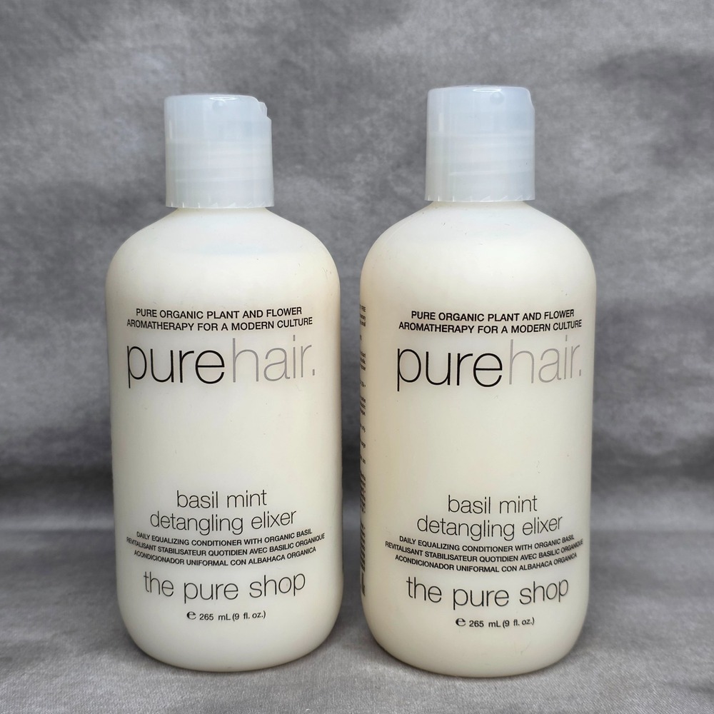 (X2) ARTEC PURE HAIR Basil Mint DETANGLING Elixer Conditioner 9 fl oz